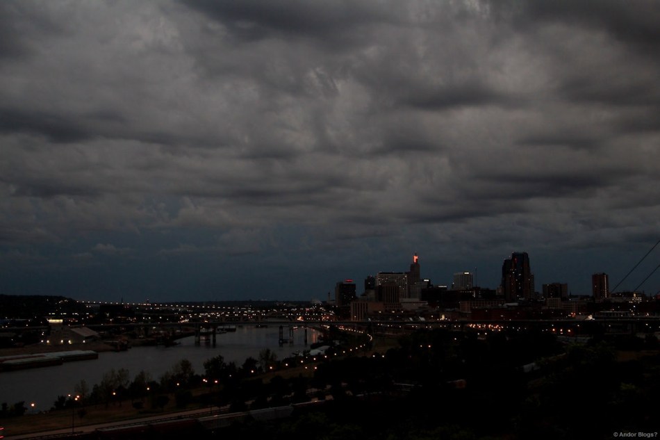 Storm at Dusk over Saint Paul, MN © Andor